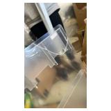 Weysat Acrylic Brochure Holder Wall Mount Rack Acrylic Magazine Literature Holder Display Stand Business Tri Fold Clear 9 Pockets Pamphlet Display Plastic Flyer Wall Mount Slots(1 Pcs) - Retail: $55