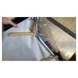 KLAKLA Living Room Wall Art - Black and White Wall Decor Large Picture Landscape Black and Gold Tree Artwork for Walls Frame Canvas Bedroom Office Home Decor 58x29 Inches - Retail: $170