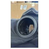 Folding Loveseat Camping Chair,Portable Double Chair w/Cup Holder,Wine Glass Holder,Carry Bag Heavy Duty Lawn Chair for 2 Adults,Perfect for Camp,Hiking,Picnics and Beach Trips,Black - Retail: $76