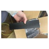 TURSTIN Set of 8 Furniture Legs 8 Inch Square Solid Wood Couch Legs Replacement Sofa Legs Mid Century Furniture Feet for Armchair Bed Dresser Cabinet Include Installation Hardware, Black - Retail: $45