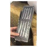 Metal 4 Pack Magnetic Spice Storage Rack Organizer for Refrigerator and Oven, Black Fridge Organizers and Storage - Retail: $20