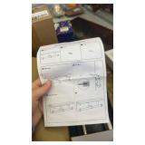 Brushed Nickel Toilet Paper Holder with Shelf, New Upgrade Double Toilet Paper Holder with Storage, Marble Roll Toilet Paper Wall Mount for Bathroom Washroom - Retail: $41