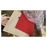 Lambada Christmas Ornament Storage Box, Durable Christmas Storage Container with Adjustable Dividers, Xmas Decorations Organizer, Fits 128 Holiday Ornaments 3 inch, Tear-Proof Fabric (Red) - Retail: $