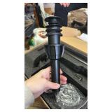 Hotis Vessel Sink Faucet Black, Tall Bathroom Faucet for Sink 1 Hole, 360 Swivel Body Single Handle Faucet for Bath Sink, Mixer Spout Stainless Steel Bathroom Faucets with Pop Up Drain - Retail: $38