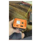 Tire Inflator Portable Air Compressor - Powerful 160PSI & 2X Faster, Accurate Pressure LCD Display, Cordless Easy Operation - Portable Air Pump for Car, Motorcycle, E-Bike, Ball - Retail: $50