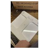 Ovutek Bathroom Scale for Body Weight, Highly Accurate Digital Weighing Machine for People, Upgraded Batteries Included, Compact Size, LED Display, Physician Scale with Sturdy Tempered Glass, 400lb - 