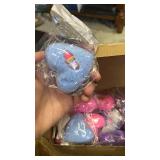 28 Pack Valentines Butter Slime Filled Heart with Fruit Charms Valentines Cards Gifts for Kids Girls Boy Non-Sticky Putty Stress Relief Toy Valentines School Classroom Exchange Party Favor - Retail: $