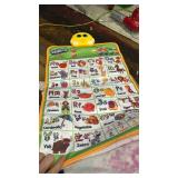 Electronic Alphabet Wall Chart, Talking ABC, 123s, Music Poster, Kids Montessori Toys for Toddlers 2-4, Interactive Educational Toddler Toy, Learning Gift for Age 1 2 3 4 5 Year Old Boys Girls - Green