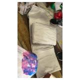 TEXAS LINEN CO. Egyptian Cotton Split King Sheet Set - 600 Thread Count 5 PC Silver Sheets for Adjustable Bed, Extra Long Staple Soft Cooling Sheets, Luxury Hotel Sheets, 16\" Deep Pocket Bedsheet - R