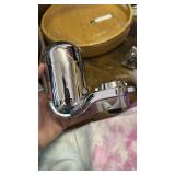 PUR PLUS Vertical Faucet Mount Water Filtration System, Lead-Reducing Filter, Great-Tasting Water, Easy Install, Lasts 100 Gallons, Compatible with Sinks with External Aerators, Chrome - Retail: $37