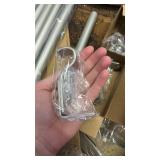 Silver Curtain Rods for Windows 28 to 48 Inch(2.3-4ft), 1Inch Heavy Duty Curtain Rods, Adjustable Curtains Rod, Modern Decorative Drapery Window Rod, 30-60\", Antique Silver - Retail: $20