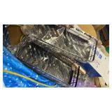 Large Capacity Shower Caddy, Heavy-Duty Adhesive Shower Organizers with Custom Aesthetic Design Soap, No Drilling Corner Shower Shelves, 5 Hooks for Bathroom Accessories, 3 Pack - Retail: $20