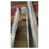 Frameless Pivot Half Shower Door for Bathtub, 1/4\" (6mm) Clear SGCC Tempered Glass Panel with Explosion-Proof Film, 304 Stainless Steel Handle, Can be Installed on Left & Right Side - Retail: $179