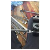 HOMEDEMO Manual Retractable Awning 59\" W x 118\" H,Side Bar 47-59in Patio Awning Retractable Outdoor Sunshade Shelter Height Adjustable Sunsetter Retractable Awning UV Protection for Backyard GardenS