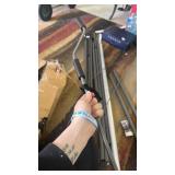 HOMEDEMO Manual Retractable Awning 59\" W x 118\" H,Side Bar 47-59in Patio Awning Retractable Outdoor Sunshade Shelter Height Adjustable Sunsetter Retractable Awning UV Protection for Backyard GardenS