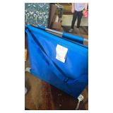 Ostrich Beach Lounge Chair, Folding & Reclining Outdoor Chaise Lounger, Blue - Portable Adjustable Recliner Chair for Lawn, Pool, Patio, Garden, and Yard - Retail: $71