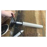 Drafting Chair with Flip-up Arms, Height Adjustable Standing Tall Office Desk Chair with Foot Ring, Ergonomic Swivel Computer Chairs with Rolling Wheels, Grey - Retail: $70