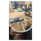 Drafting Chair with Flip-up Arms, Height Adjustable Standing Tall Office Desk Chair with Foot Ring, Ergonomic Swivel Computer Chairs with Rolling Wheels, Grey - Retail: $70