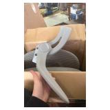 Drafting Chair with Flip-up Arms, Height Adjustable Standing Tall Office Desk Chair with Foot Ring, Ergonomic Swivel Computer Chairs with Rolling Wheels, Grey - Retail: $70