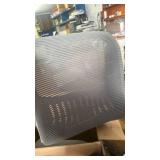 Drafting Chair with Flip-up Arms, Height Adjustable Standing Tall Office Desk Chair with Foot Ring, Ergonomic Swivel Computer Chairs with Rolling Wheels, Grey - Retail: $70