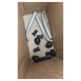 Drafting Chair with Flip-up Arms, Height Adjustable Standing Tall Office Desk Chair with Foot Ring, Ergonomic Swivel Computer Chairs with Rolling Wheels, Grey - Retail: $70