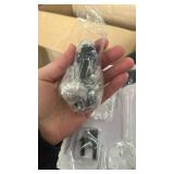 Drafting Chair with Flip-up Arms, Height Adjustable Standing Tall Office Desk Chair with Foot Ring, Ergonomic Swivel Computer Chairs with Rolling Wheels, Grey - Retail: $70