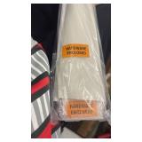 Roman Shades for Windows, Cordless Roman Blinds with Thermal Insulation for Dining Room & Home Office, 50% Blackout Window Treatment, Light Filtering Linen White 39\" W x 64 H - Retail: $119