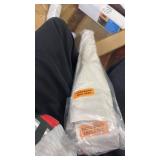 Roman Shades for Windows, Cordless Roman Blinds with Thermal Insulation for Dining Room & Home Office, 50% Blackout Window Treatment, Light Filtering Linen White 39\" W x 64 H - Retail: $119