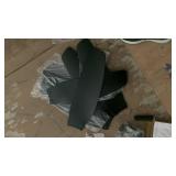 Modern LED Ceiling Fan with 6 Retractable Blades - Retail: $113