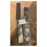 44.5\" W x 32.1\" H Trim Kit Designed for Electric Fireplace Insert, Black - Retail: $82