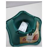 APPEARS NEW - 506-ST Christmas Tree Stand  Green Plastic  6-Ft. - Quantity 1