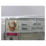 FACTORY SEALED - Christmas 5D Diamond Painting Kits for Adults Beginners,DIY Santa Claus Diamond Art Kits,Full Round Drill Diamond Dot Gem Art Kits,Home Wall Decor 12x12nch