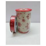 APPEARS NEW - Holiday Snowflake Ribbon Set