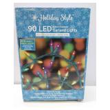 APPEARS NEW - Holiday Style 90 LED Garland Lights - Multi-Color
