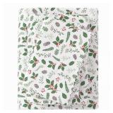 APPEARS NEW - Great Bay Home 100% Cotton Holiday Flannel Sheet Set  King  4 Pieces (Outside cover is dusty/dirty)  - Retail: $160