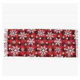 FACTORY SEALED - Buffalo Plaid Snowflake Winter Scarf