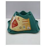 APPEARS NEW - 506-ST Christmas Tree Stand  Green Plastic  6-Ft. - Quantity 1