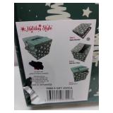 FACTORY SEALED - Holiday Style Collapsible Gift Box