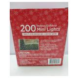 APPEARS NEW - Holiday Style 200 Multi-Color Mini Christmas Lights