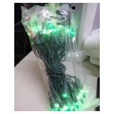APPEARS NEW - Hobby Lobby 25 Super Bright Green Christmas Lights
