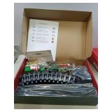 FACTORY SEALED - TERRAMUS Christmas Train Set - Hanging Train Toys with Smoke Light & Sound for Boys Girls,Train Set Around Under The Christmas Tree with Steam,Carriages Tracks for 3-12 Years Old Kids