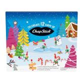 ChapStick 12 Days of Holiday Advent Calendar Lip Balm Gift Set - 0.15 Oz