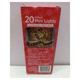 APPEARS NEW - Holiday Style 20 Indoor Mini Lights. Set of 2