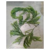 Christmas Garlands Norfolk Pine Garland Real Touch Artificial Faux Greenery Garland for Holiday Table Mantle Wall Indoor Outdoor Decor 5FT