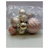 Mixed Metallic Christmas Ornament Set