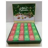 APPEARS NEW - Advent Calendar 2025 - Christmas Countdown Calendars - 24 Days of Surprises withChristmas spirit with string- Gifts for Kids Teens Girls Boys Toddler Party Favors (GREEN)