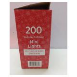 APPEARS NEW - Holiday Style 200 Multi-Color Mini Lights Set