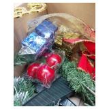 APPEARS NEW - 3ft Tabletop Christmas Tree with Decorations Set and LED Lights