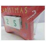 APPEARS NEW - Star Shaped Christmas Countdown Calendar