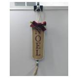 APPEARS NEW - NOEL Christmas Door Hanger